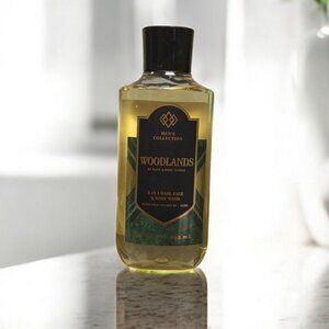Bath & Body Works Mens WHOODLAND 3-in-1 Hair, Face & Body Wash 10 Oz